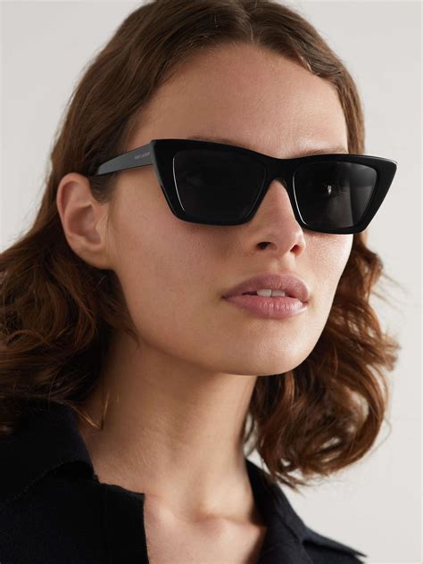 ysl cat sunglasses|saint laurent cat eye sunglasses.